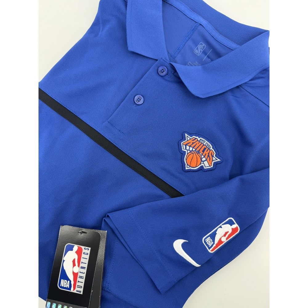 Nike New York Knicks Polo Shirt Mens Large TALL NBA Authentics $75